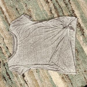 Cute gray top with tie on the side